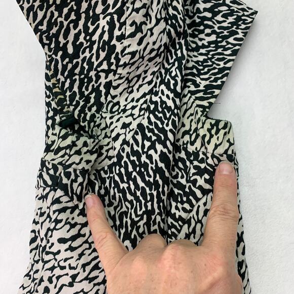 Diane von Furstenberg Size XS Pele Snake Wave Jacquard Green Shift Dress READ - Picture 9 of 16